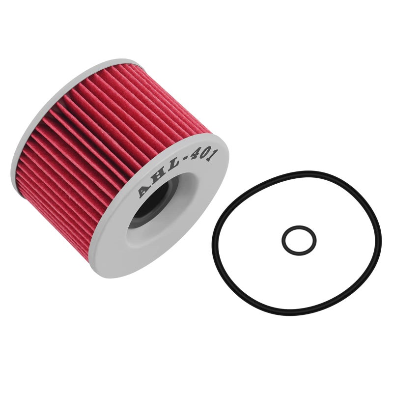 AHL 401 Oil Filter 16099-003 Compatible with Kawasaki EX250R Ninja 250 1986-2012 KZ440A/KZ440D 440 1980-1983 KZ750E KZ750 E 750 1980-1982 - Image 5